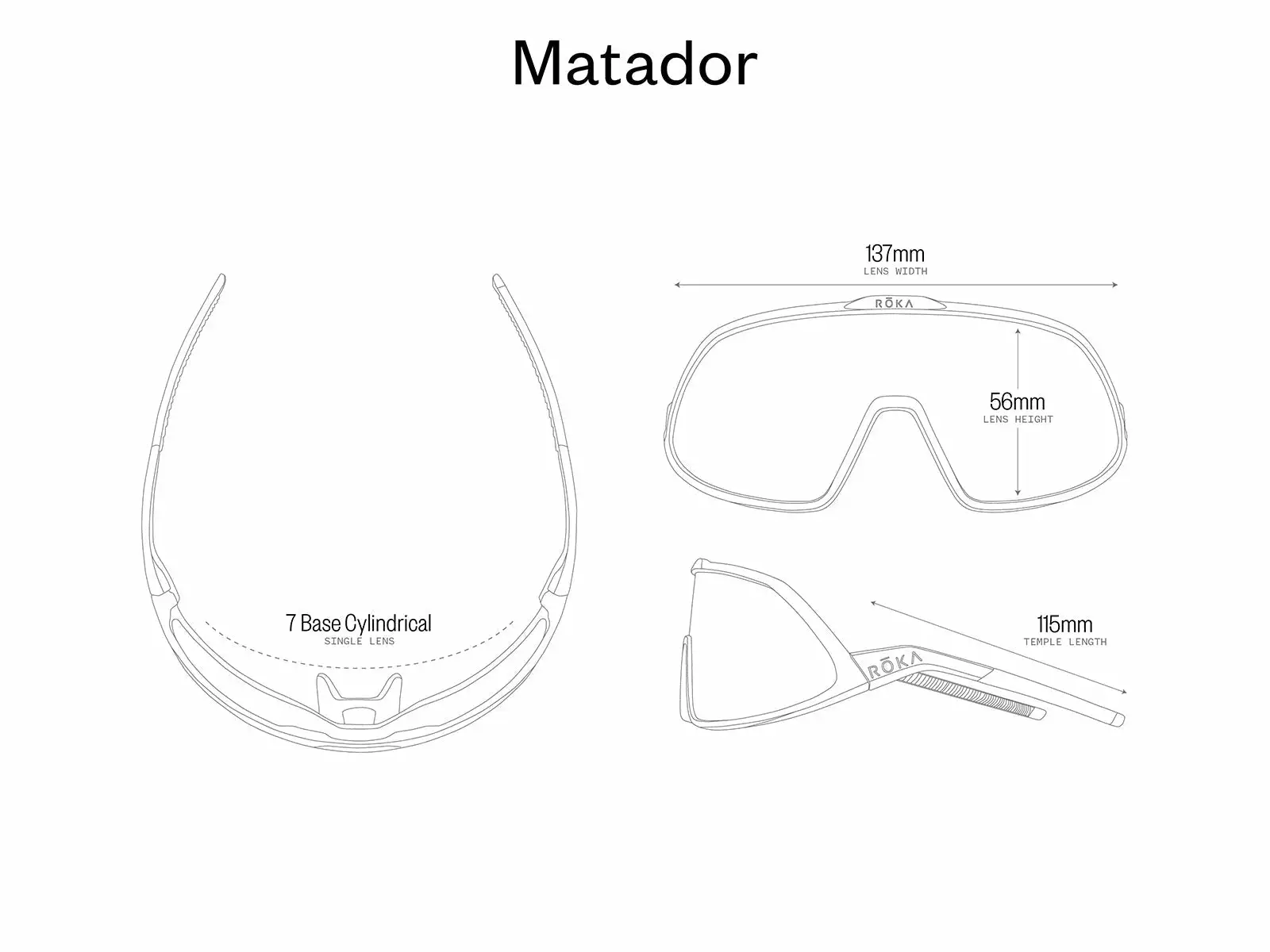 ROKA Matador Prescription Sunglasses Advanced Performance 25 ROKA Matador Prescription Sunglasses Advanced Performance