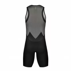 ROKA Tri Suits Men's Gen II Elite Aero Sleeveless Tri Suit - White/Black