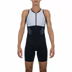 ROKA Women's Gen II Elite Aero Sleeveless Tri Suit - White/Black