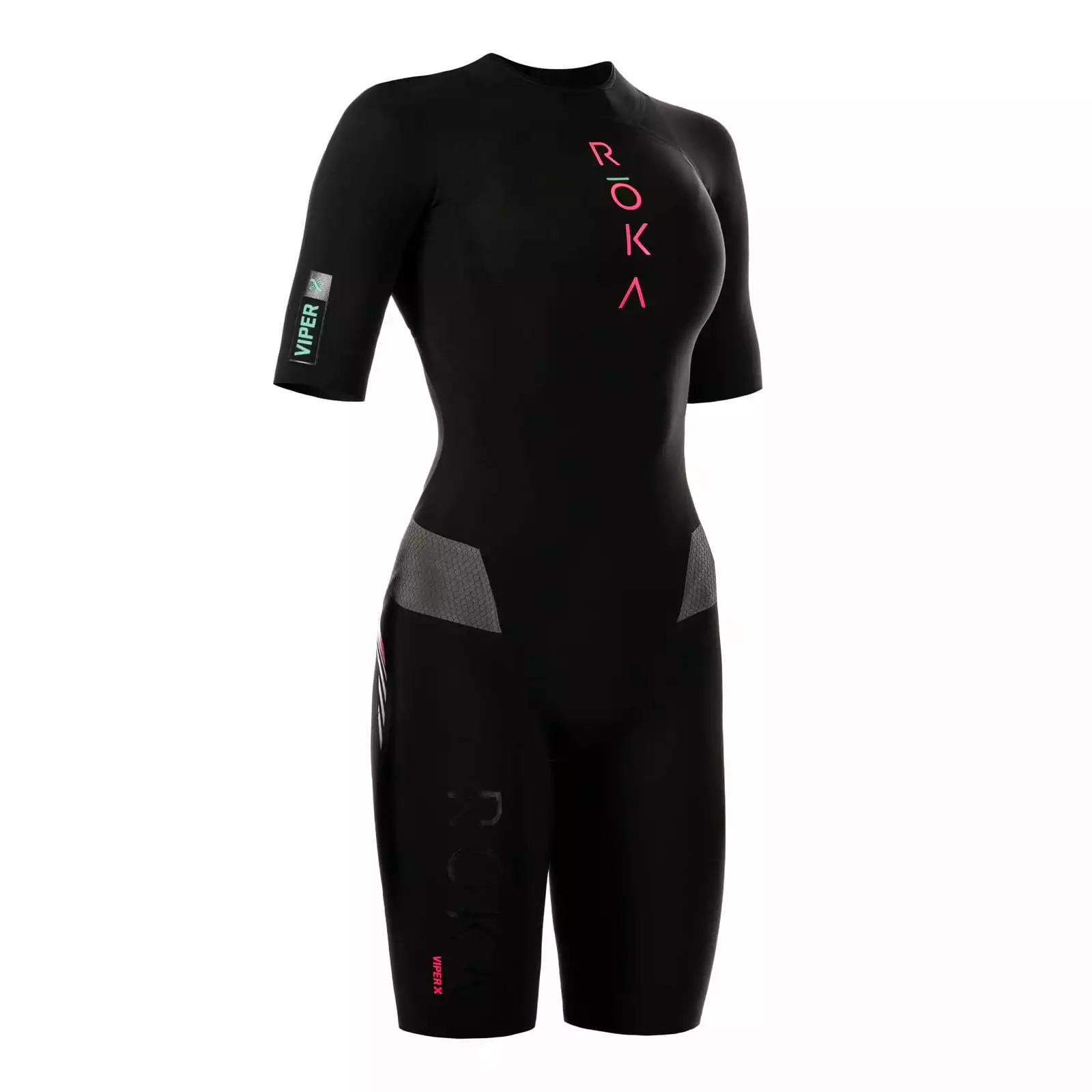 ROKA Women's Viper X2 Short Sleeve Swimskin Swimskins 2 ROKA Women's Viper X2 Short Sleeve Swimskin Swimskins