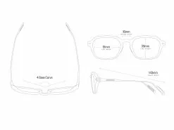 ROKA Men's Prescription Lewis Prescription Sunglasses